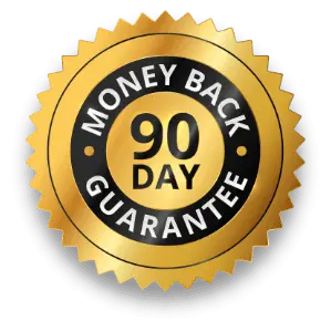 Audifort 90-Day Money-Back Guarantee Badge - Risk-free purchase