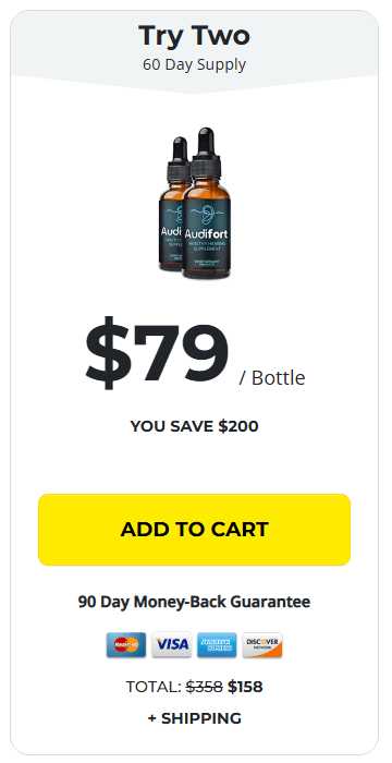 Audifort two-bottle 30-day supply